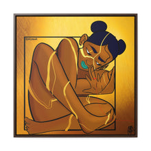 Load image into Gallery viewer, "Untitled" Square Framed Premium Gallery Wrap Canvas