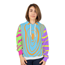 Load image into Gallery viewer, Stylish Color Block Hoodie Based on Original Print "Shoes"