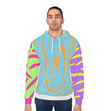 Load image into Gallery viewer, Stylish Color Block Hoodie Based on Original Print "Shoes"