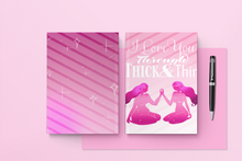 Load image into Gallery viewer, I Love You Through Thick and Thin - Emotional Tracker & Journal