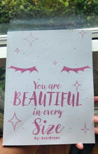 Load image into Gallery viewer, You are Beautiful in Every Size - Weight Loss Tracker Pre-Order***
