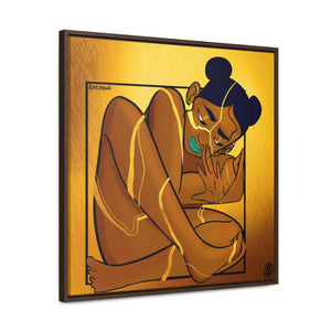 "Untitled" Square Framed Premium Gallery Wrap Canvas