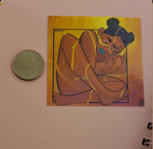 Load image into Gallery viewer, Holographic Kintsugi-Inspired Vinyl Sticker
