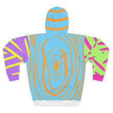Load image into Gallery viewer, Stylish Color Block Hoodie Based on Original Print "Shoes"
