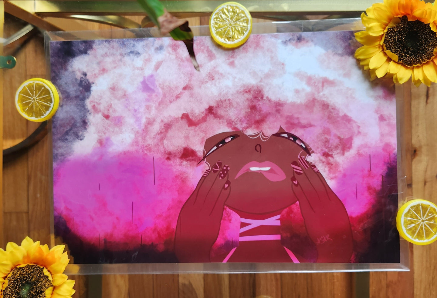 Love Sick Print l Healing Art l Emotional Statement Piece