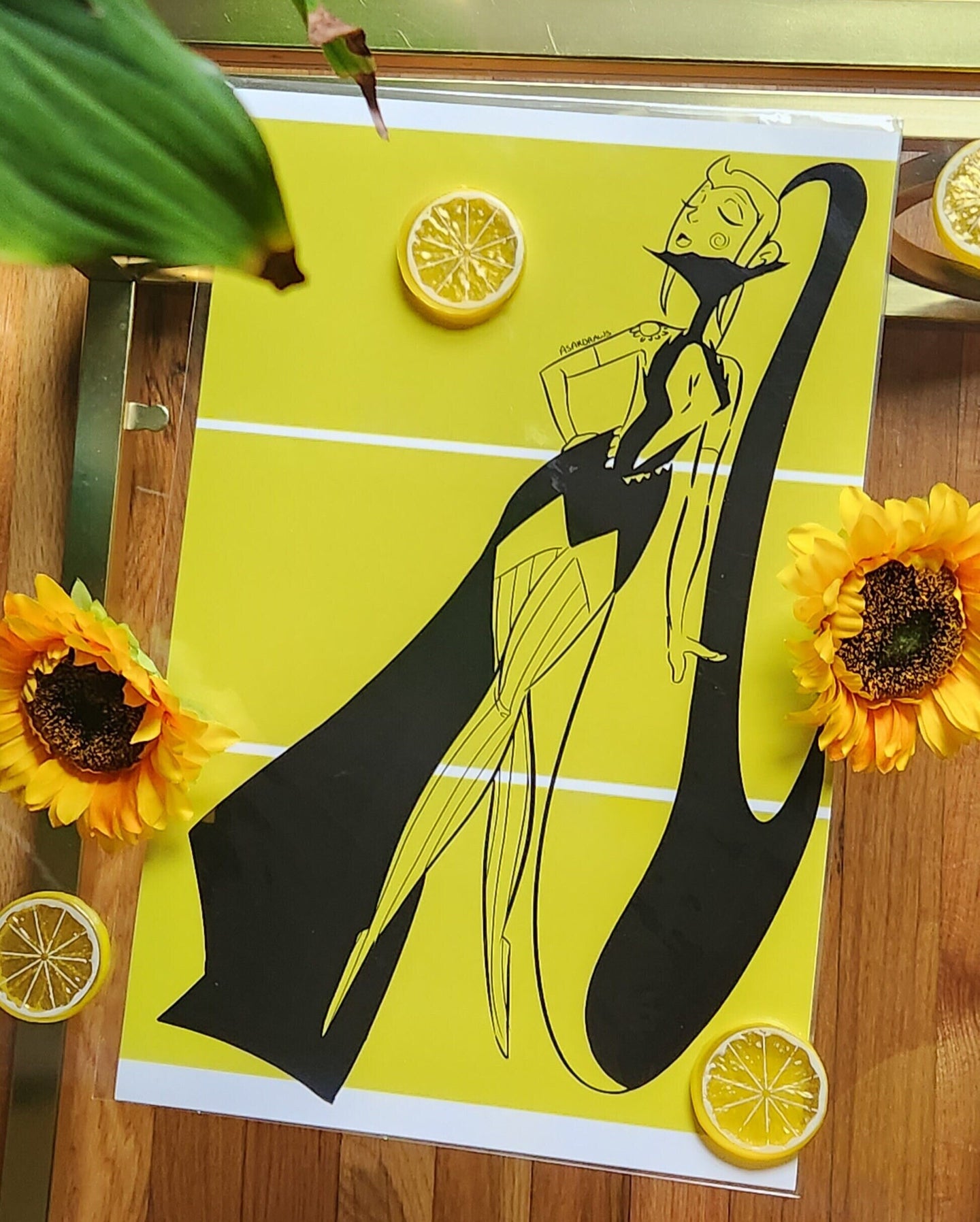 Eloquent Print l A Pop of Color l Statement Piece