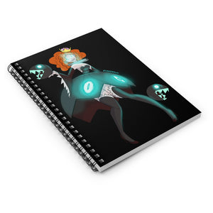 Blue Chain Chimpette Spiral Notebook - Ruled Line
