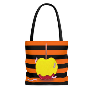 Tick or Treat bag of All Candy No Apples of AOP Tote Bag