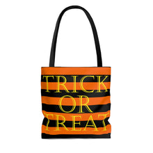 Load image into Gallery viewer, Tick or Treat bag of All Candy No Apples of AOP Tote Bag
