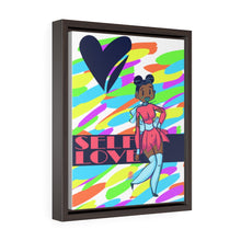 Load image into Gallery viewer, Self Love Vertical Framed Premium Gallery Wrap Canvas
