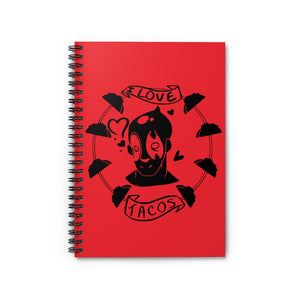I Love Tacos Spiral Notebook - Ruled Line