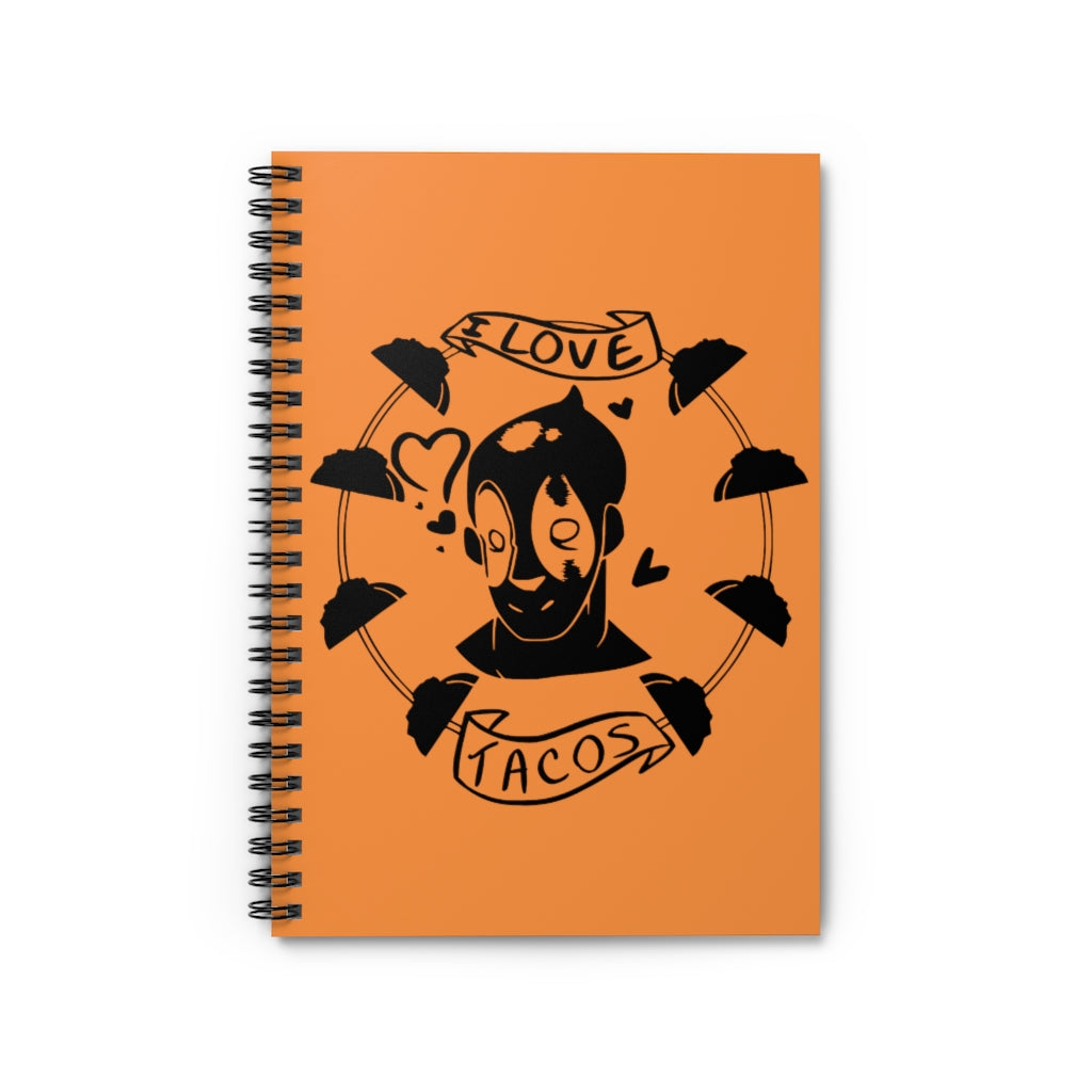 I Love Tacos Spiral Notebook - Ruled Line